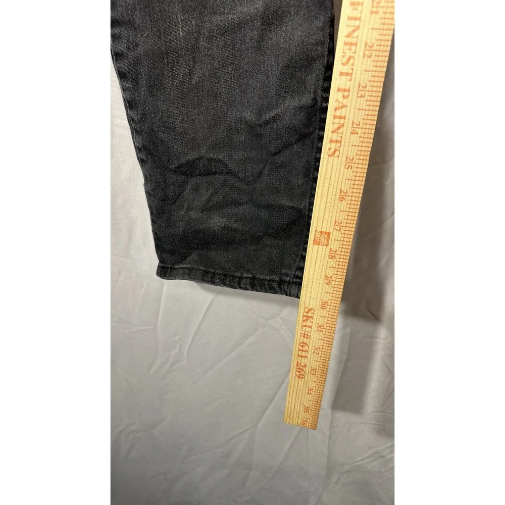 Levi's 501 Faded Black Jeans Men's Size 38x30 Stretch Tapered Jeans ‎ Distress